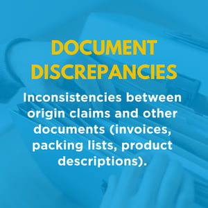 document discrepancies